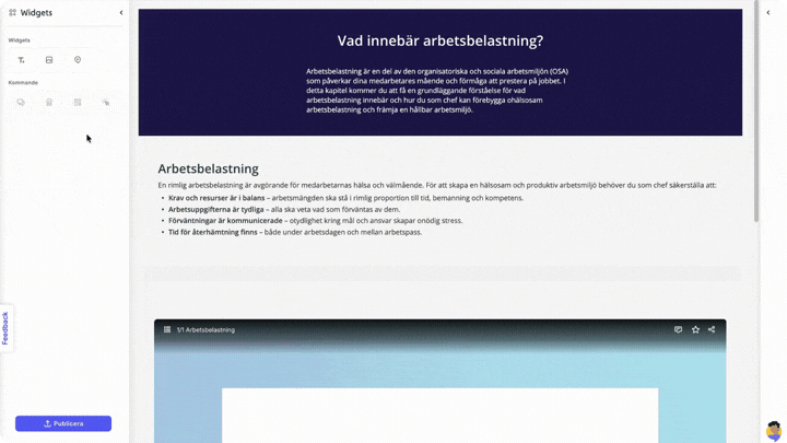 Create guides in different formats with drag and drop functionality in InfoCaption
