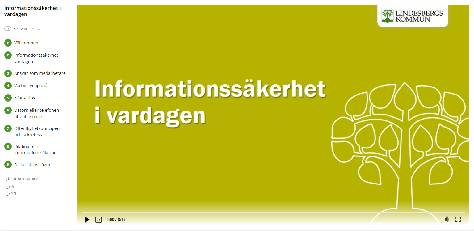 Skärmdump på Annas guide.